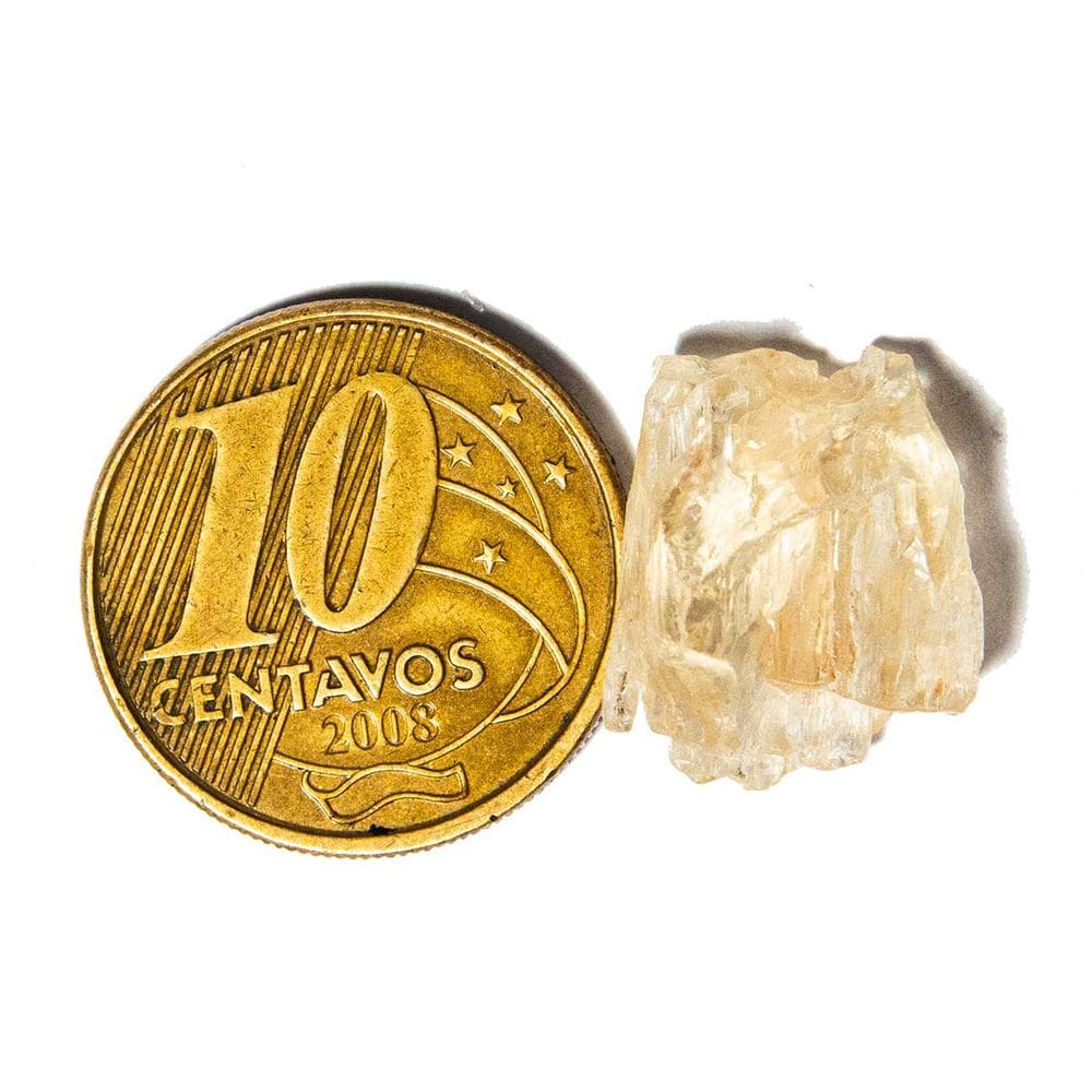 01 Escapolita Branca Marialita Pedra Natural 6 a 8ct