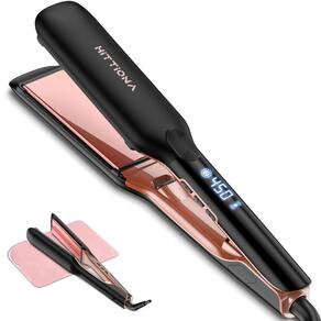 Alisador de cabelo de ferro plano HITTIONA Ceramic de 1,75 polegadas