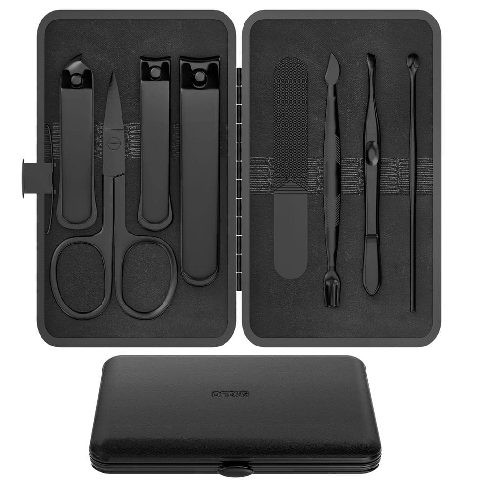Kit de viagem para cuidados com as unhas OFIDUS Precision 8 peças masculino