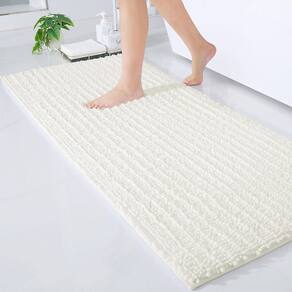 Tapete de banho Arotive Luxury Chenille Extra Macio Absorvente 60x24cm