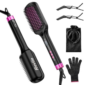 Escova de alisamento de cabelo Reviio 30s Fast Heating Ionic