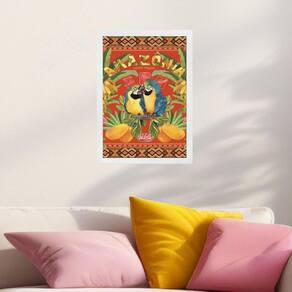 Quadro Araras Amazônia - Brasil 33X24Cm