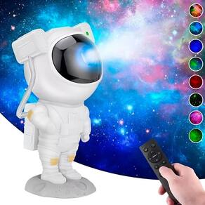 Projetor Luminária Abajur Estrelado Led Decoração
