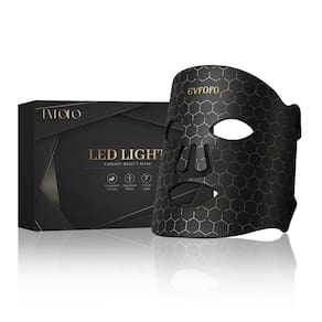 Máscara facial LED Light Therapy EVFOFO 7-1 cores para pele facial
