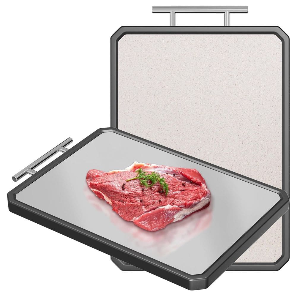 Tábua de cortar New England Stories Titanium 40x28cm