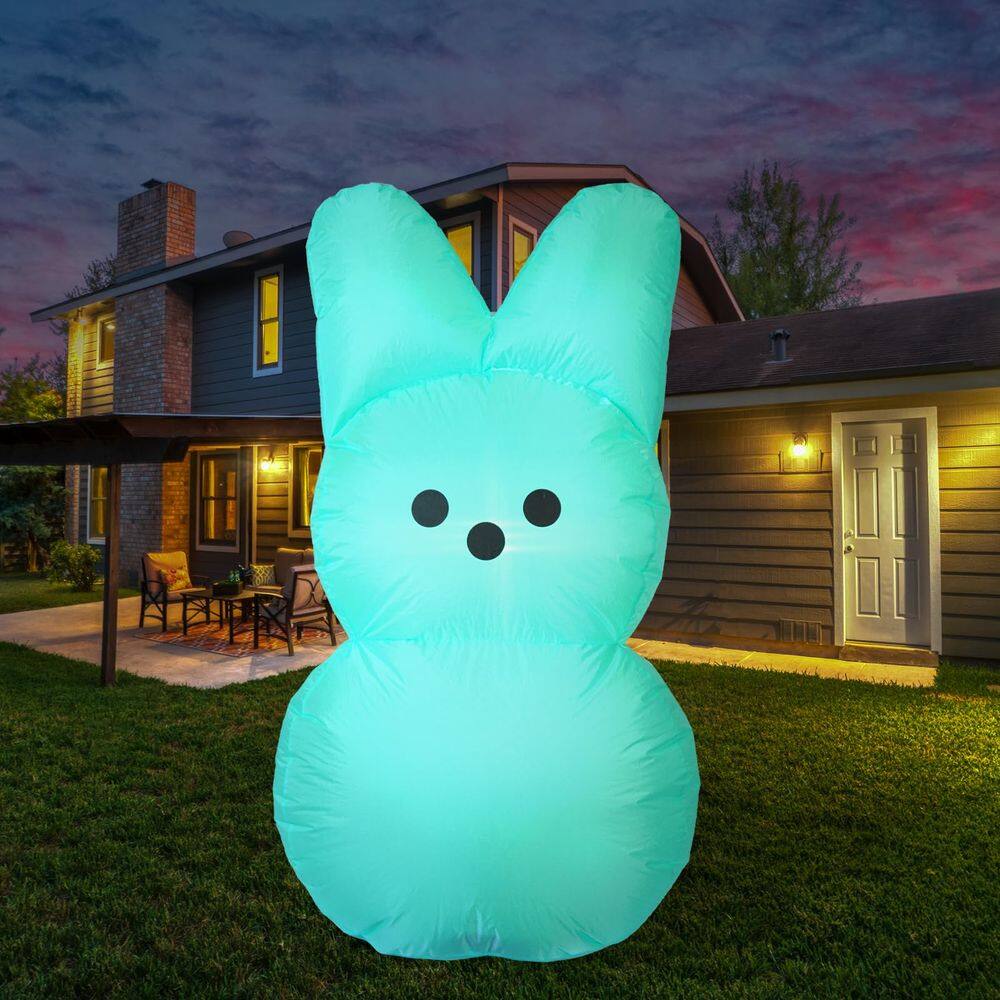 Decorações ao ar livre infláveis de Páscoa YGCTBVY Green Bunny