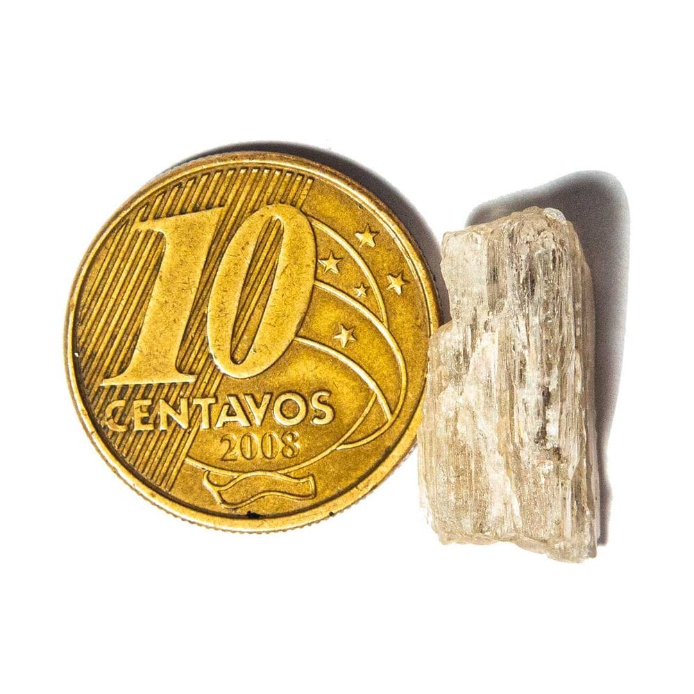 01 Escapolita Branca Marialita Pedra Natural 8 a 10ct