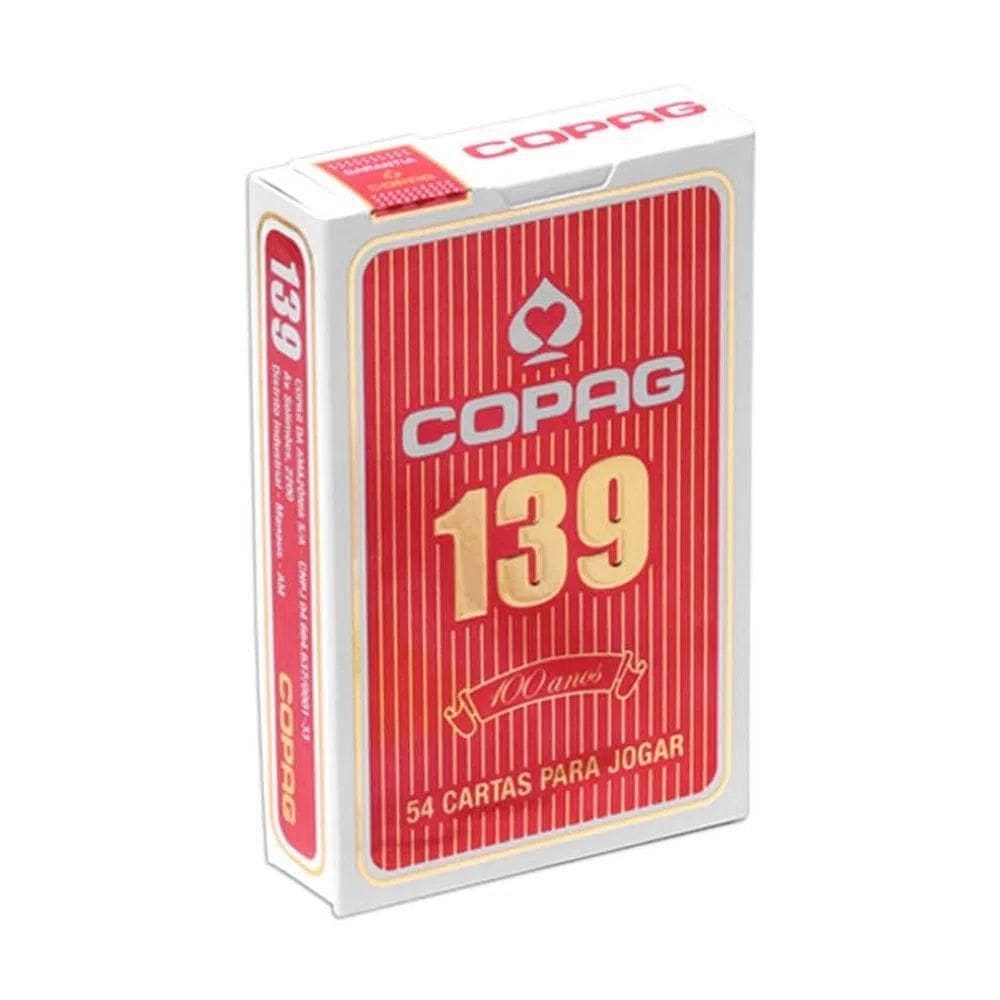 Baralho De Cartas Copag 139 Vermelho Couché 290gr