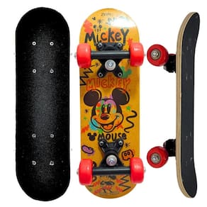 Mini Skate Infantil Estampado Disney Suporta Até 30 Kg