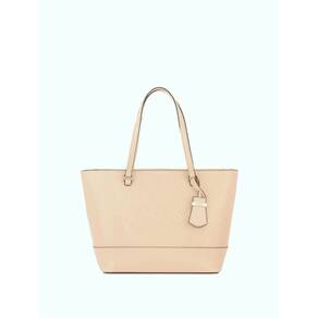 Bolsa De Ombro Bege Guess Haddington Com Chaveiro