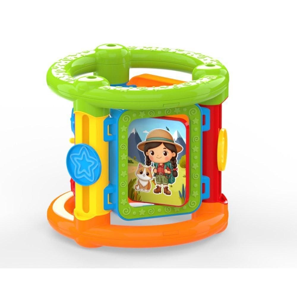 Brinquedo Infantil Educativo Roda De Atividades Colorido