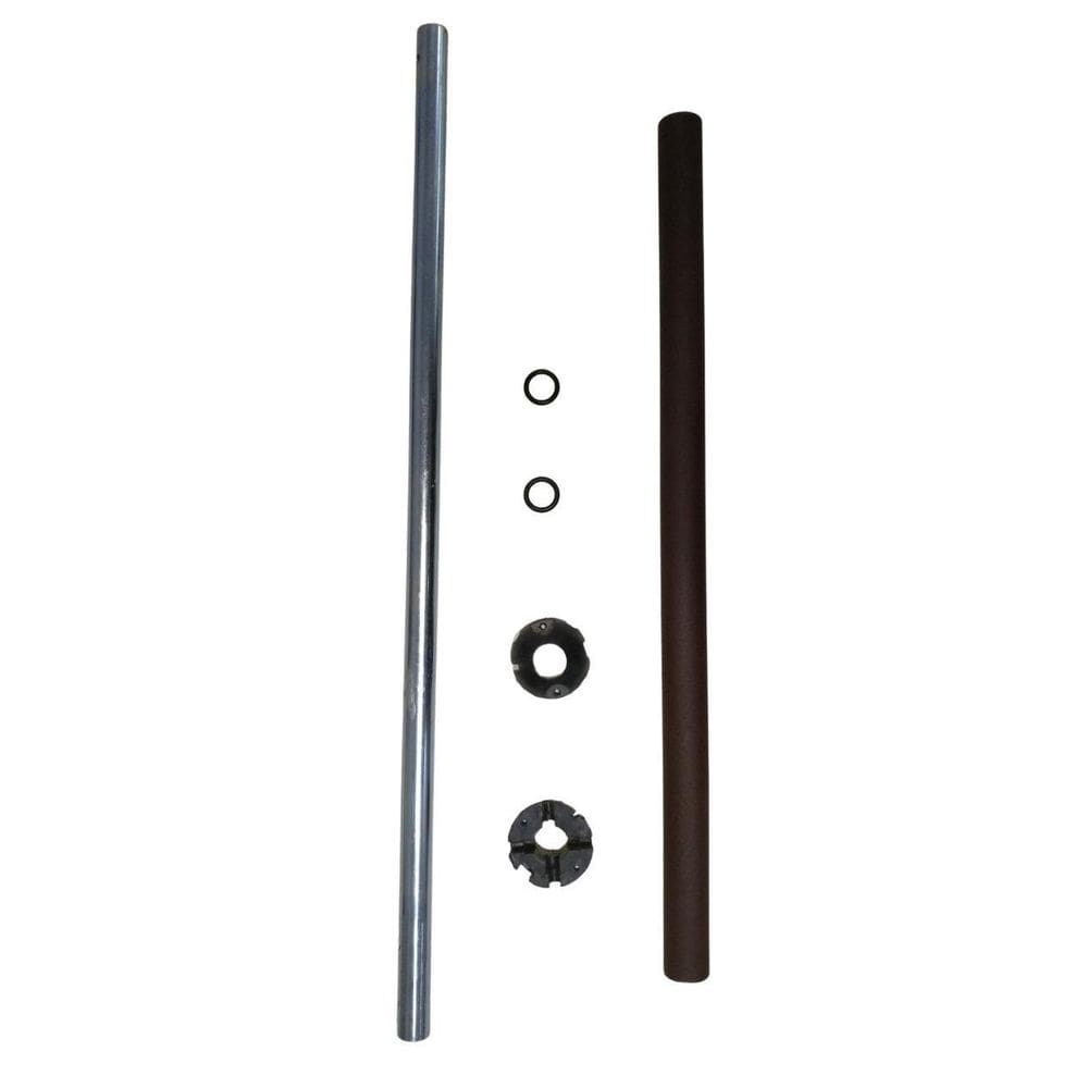 Haste 90Cm Marrom Corten Para Ventilador De Teto Volare