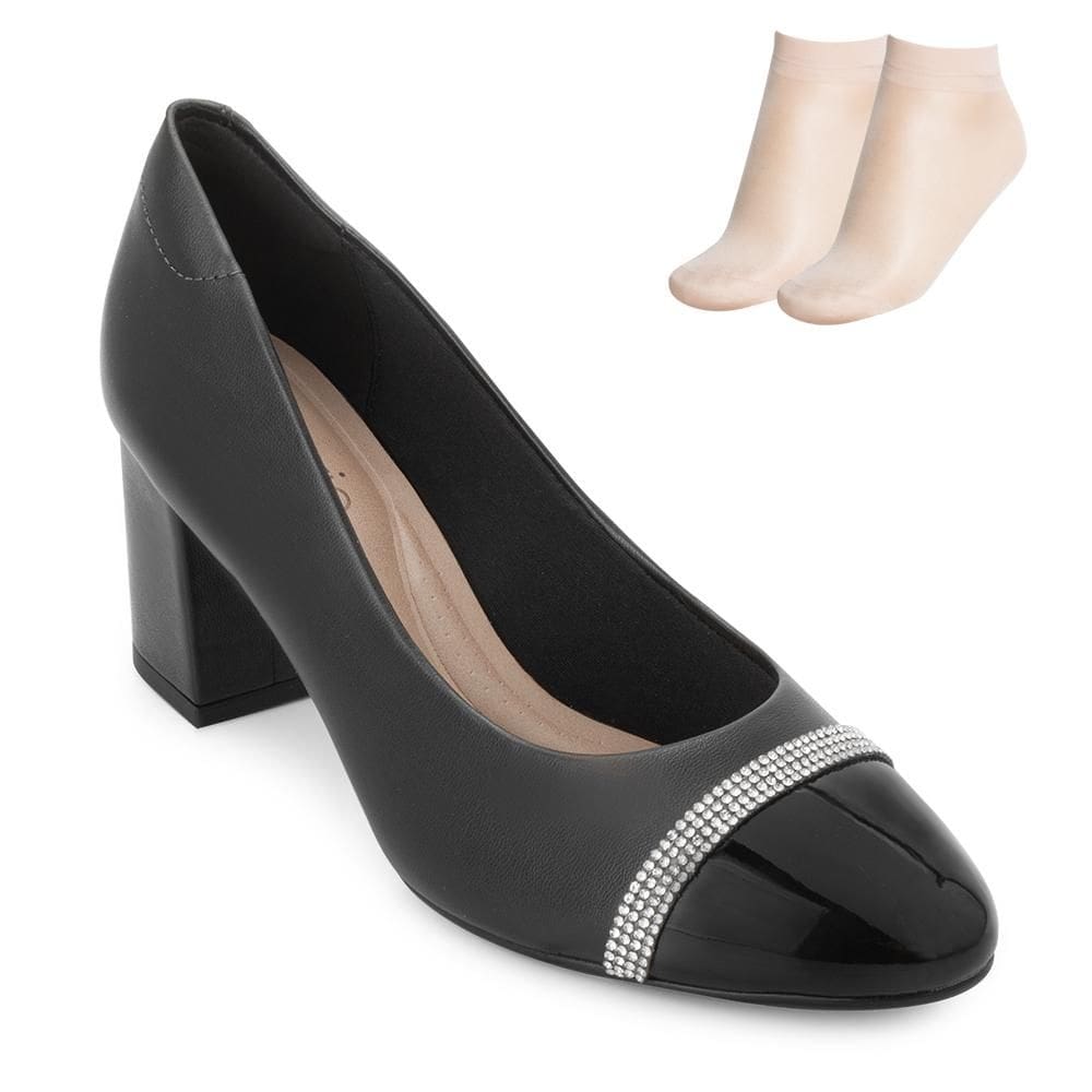 Sapato Beira Rio e Meia BR25-43201