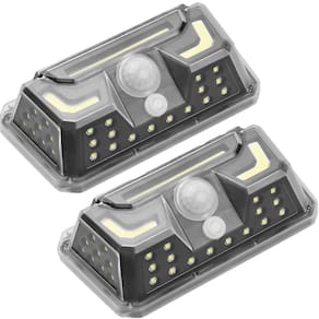 Luminaria Solar Arandela Parede Kit 2 Uni Sensor Movimento Detecta Presenta Bionic Sol Light Iluminaçao Externa Rua Casa Varanda