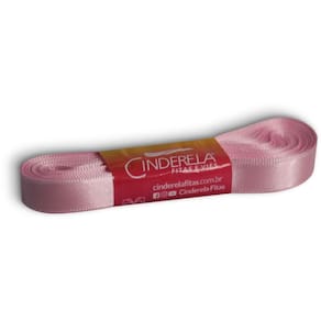 Fita De Cetim 10Mm Com 10 Metros Rosa