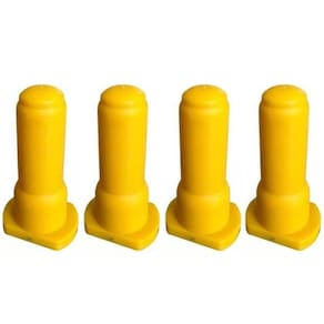 Bico Alimentador Mamadeira Baspan Amarelo Bezerros 4un