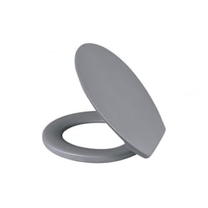 Assento Sanitario OVAL Basico SOFT Cinza Claro Metasul