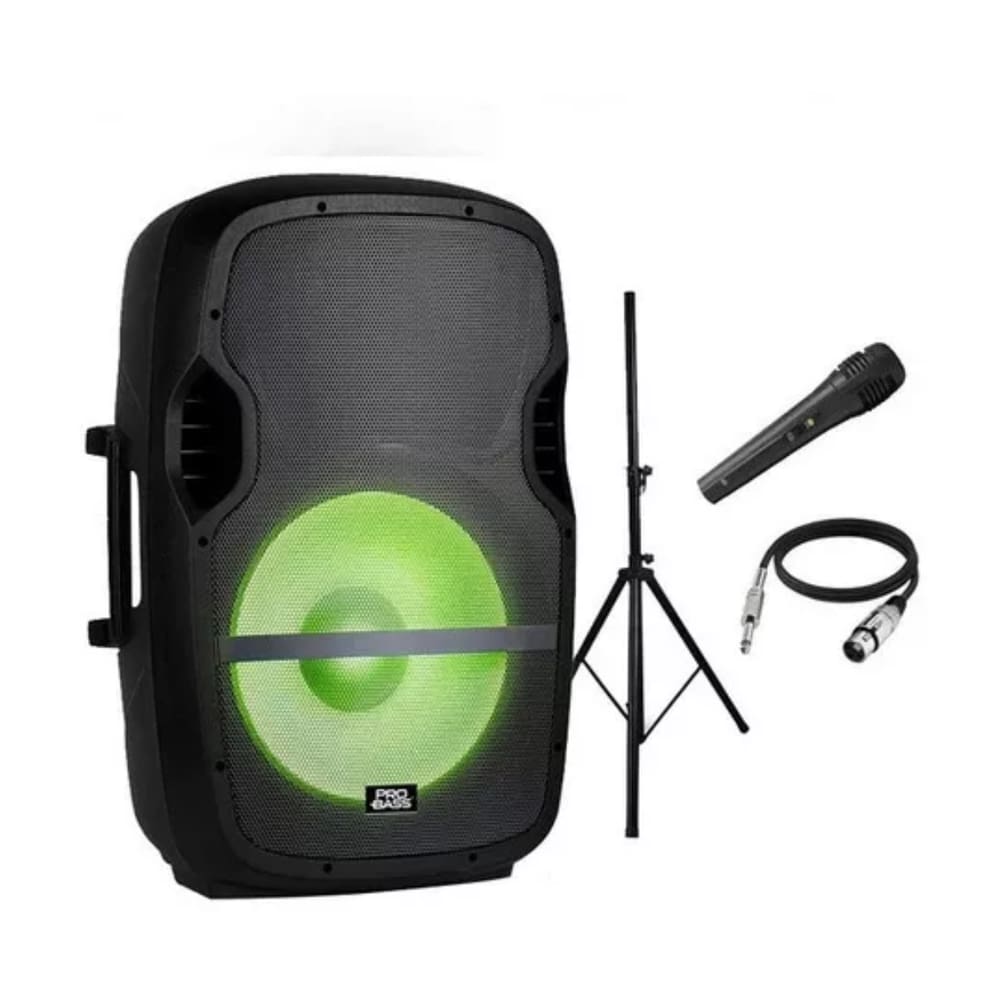 Caixa Amplificada ProBass ELEVATE 15" LP 800w USB Bluetooth