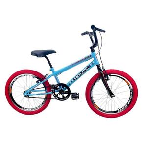 Bicicleta Infantil Aro 20 Cross Bmx Turn Up - Route Azul Claro