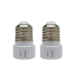 Soquete Adaptador Taschibra De Lâmpada E27 Para G9 Kit 2 Pç