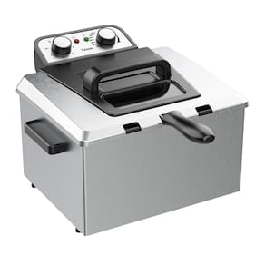 Fritadeira Vexon 5L elétrica de 1800 W com cestos de temperatura ajustável