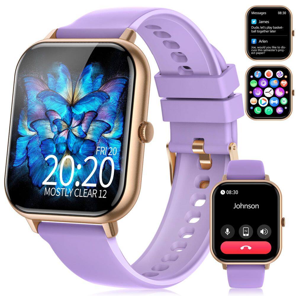 Relógio inteligente RLQA Fitness Tracker 1,83" HD para homens e mulheres
