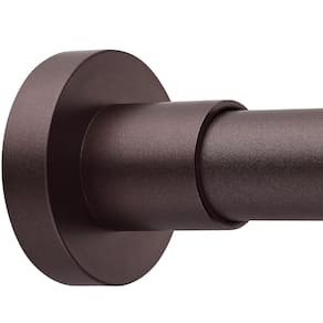 Barra de cortina de chuveiro BRIOFOX ajustável 45-127 cm em aço inoxidável