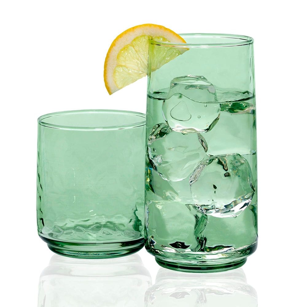 Copos para beber Anchor Hocking Fern Green Brockhill 16 unidades