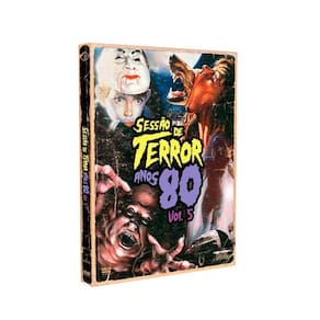 Box Sessão De Terror Anos 80 Vol. 5 Dvd Duplo 4 Filmes +Card