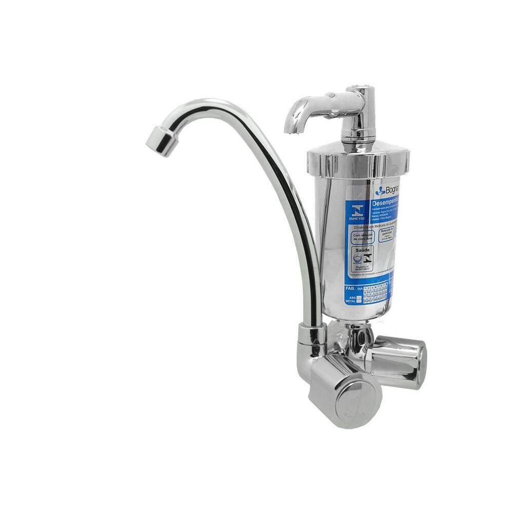 Torneira Com Filtro Cromado Alta Resistência C40