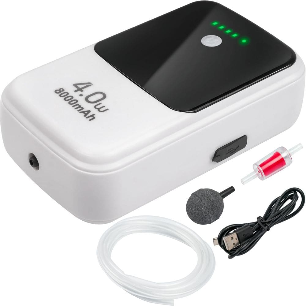 Bomba de ar para aquário Ghosthorn Silent Dual Mode 8000mAh