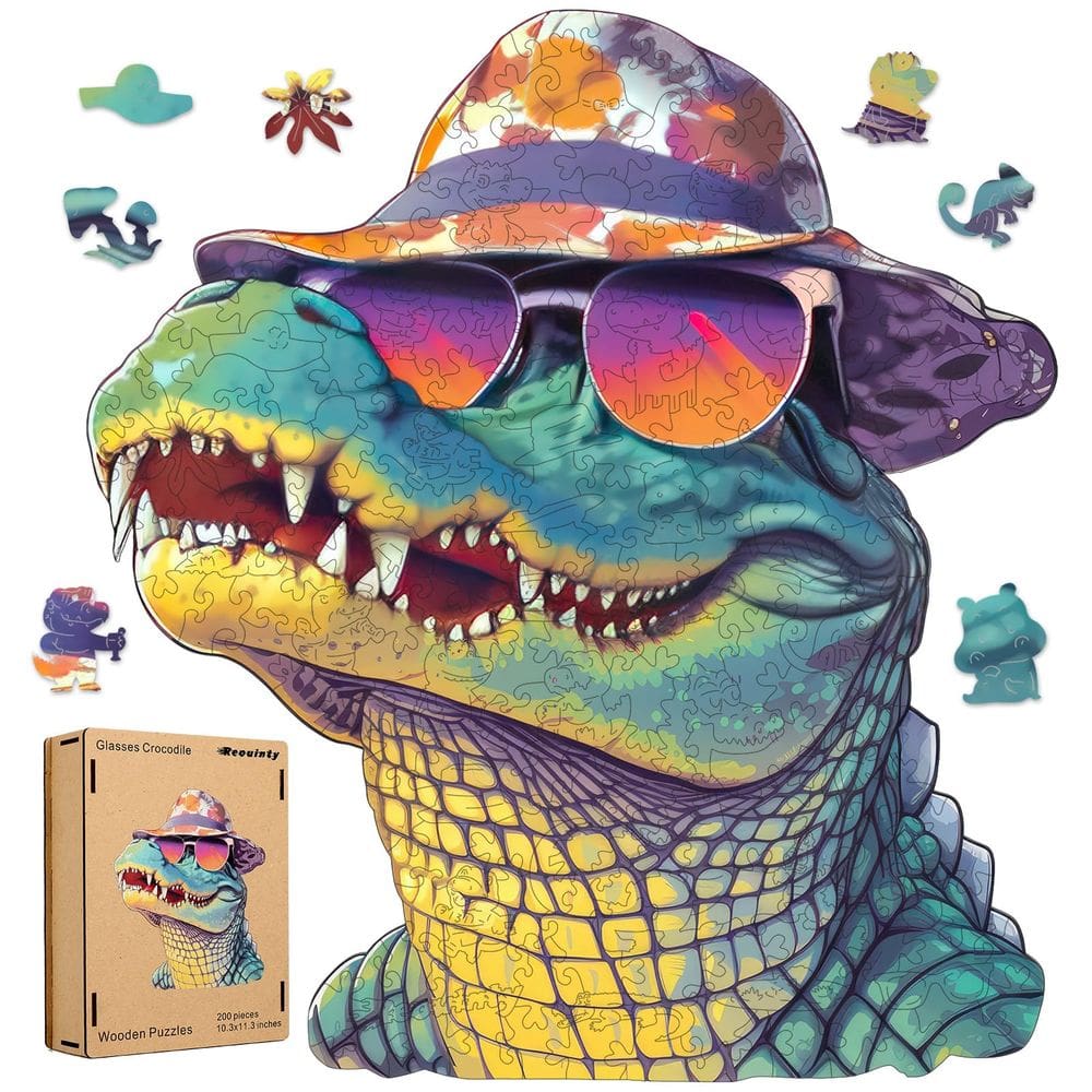 Puzzle Reouinty Cool Wooden 500 peças para adultos com caixa