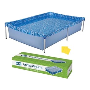 Piscina Infantil Mor 1000L Retangular Azul 189x126x42cm