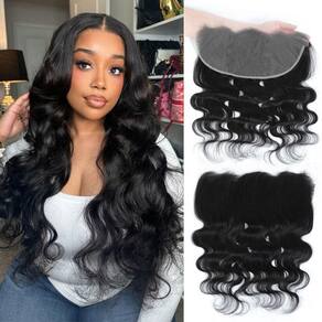 Lace Frontal DSEKCAIN HD Lace Body Wave 30 cm 100% cabelo humano