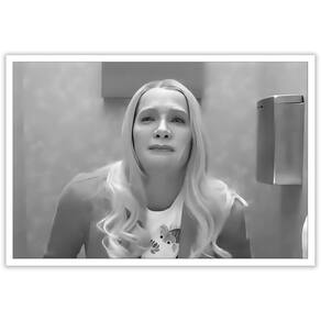 Pôster de filme engraçado em preto e branco com impressão em tela White Chicks