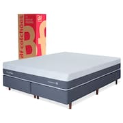 Cama Box Queen Premium BF Ice Espuma NASA 158x198cm BF Colchões