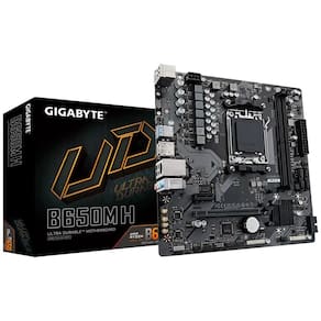 Placa Mae Gigabyte B650M H, AMD, Micro ATX, DDR5, Preto