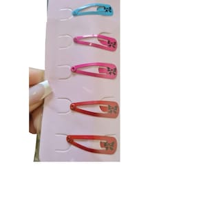 Presilha De Cabelo Mini Tic-Tac Estampada 3 Cartelas