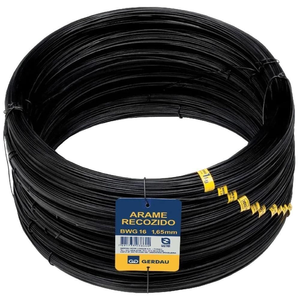 Arame Recozido 16/1.65 1kg - Gerdau