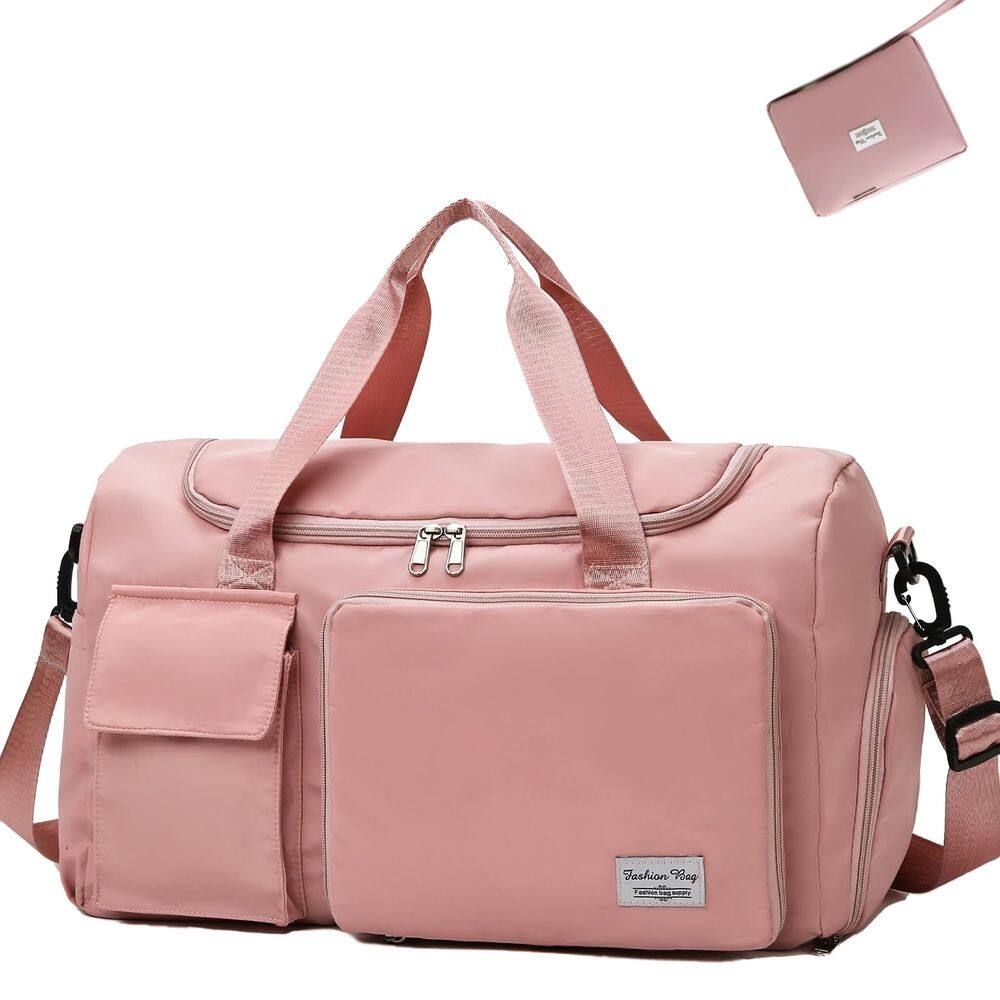 Sacola de viagem MINGRI impermeável para mulheres rosa