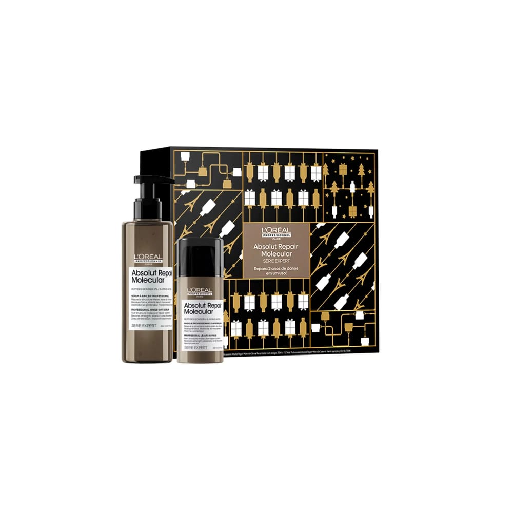 Kit Loreal Abs Repair Molecular Serum 250ml + Leave-in100ml
