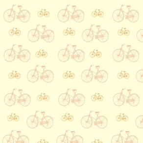 Papel De Parede Amarelo E Bicicleta Autocolante Sala Quarto