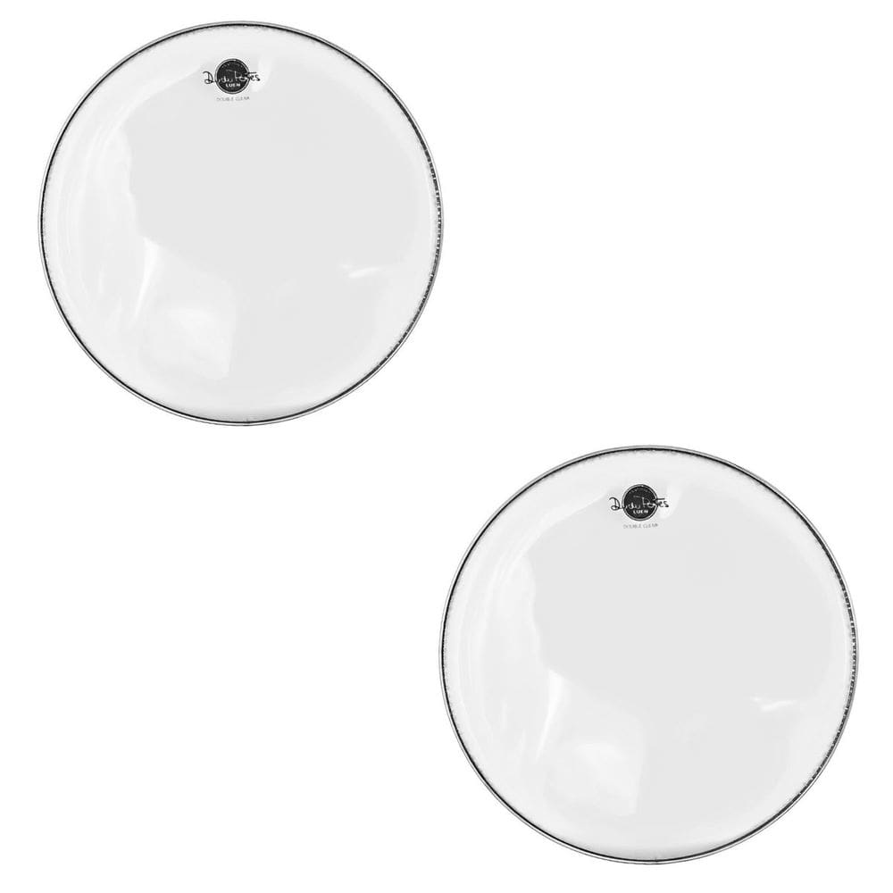 Kit 2 Pele Tom 12 “ Filme Duplo Luen Dudu Portes DP Double Clear PL11019N