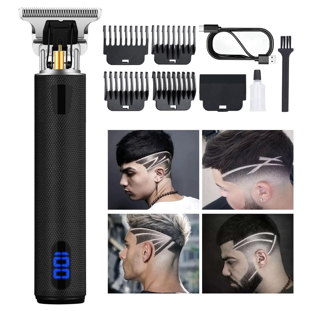 Aparador de cabelo YOGINGO Professional para homens sem fio preto