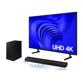 Smart TV 50" UHD 4K 50DU7700 2024 + Soundbar HW-B550