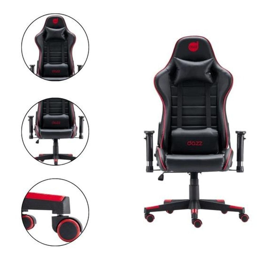 Cadeira Gamer Prime X V2 140 Kg Com Altura do Encosto Regulável E Almofada Dazz
