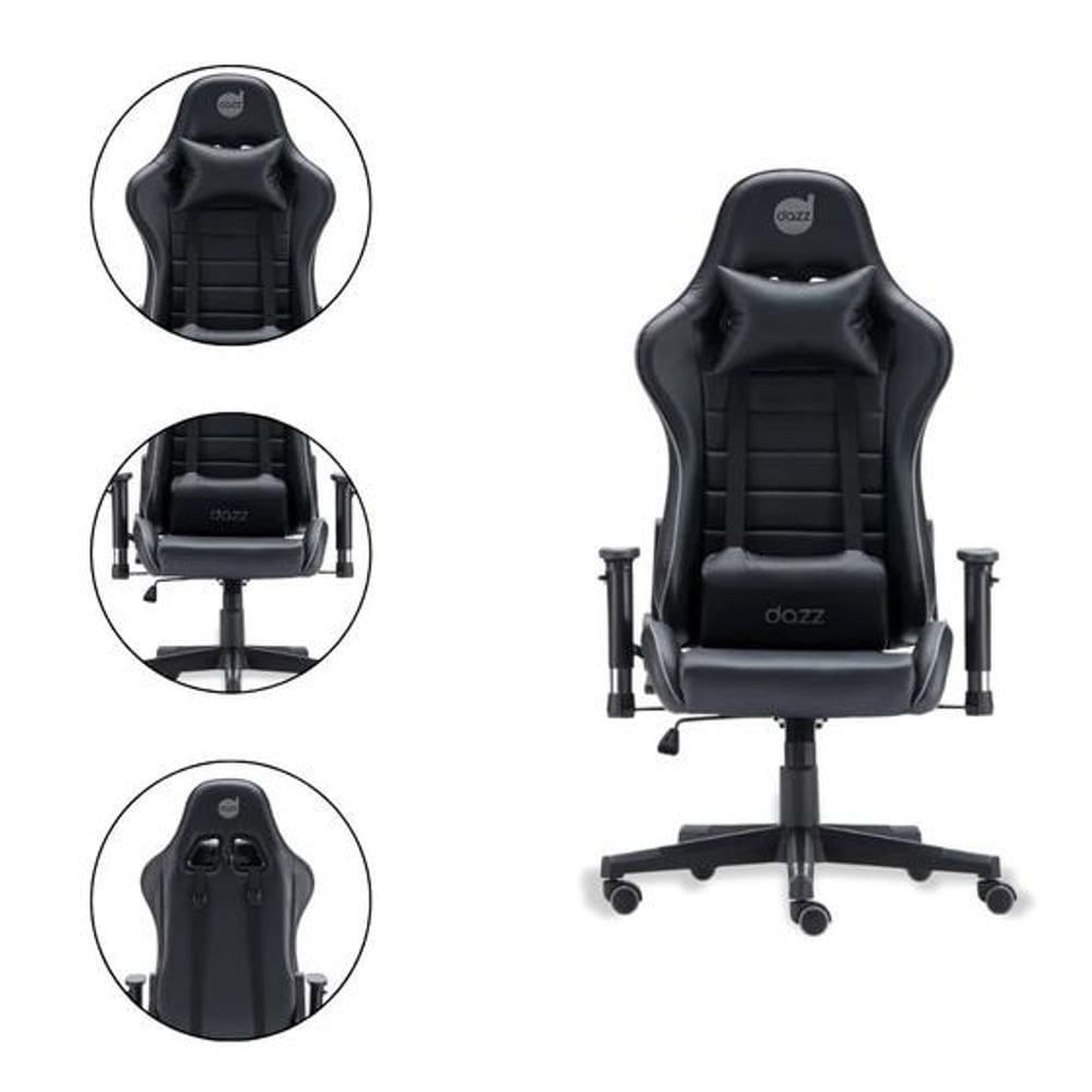 Cadeira Gamer Prime X V2 140 Kg Com Altura do Encosto Regulável E Almofada Dazz