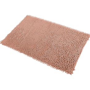 Kit 03 Tapetes De Banheiro Microfibra Bolinha 58X38Cm Rosê