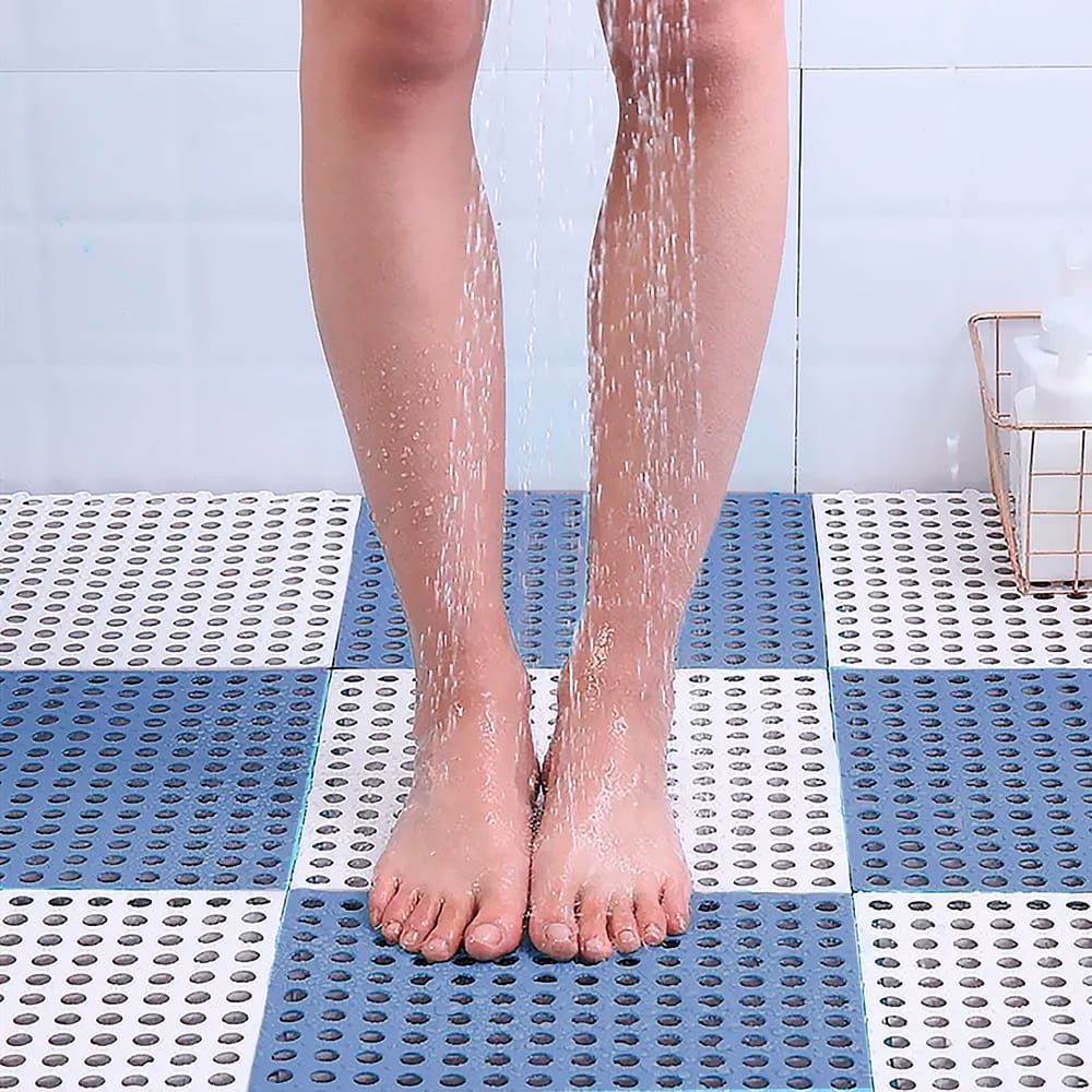 12 Tapete Flexível Antiderrapante 30x30 Box Banheiro Piscina