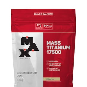 Mass Titanium 17500 Max Titanium (1,4kg) Baunilha